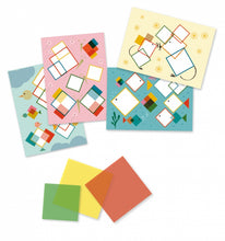 Carrega imatge al visor de galeria, Triangles i quadrats translúcids de colors per superposar
